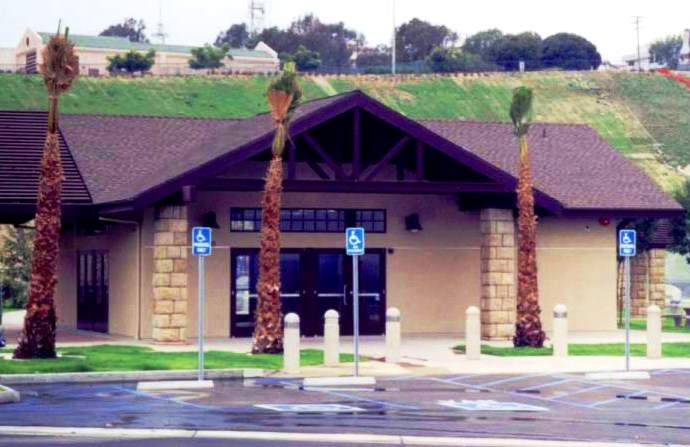 Outside of Discovery Well Park Community Center